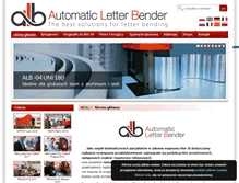 Tablet Screenshot of letterbender.net